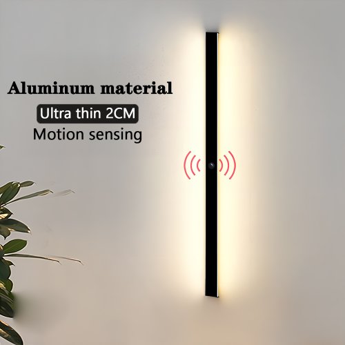 Image of Outdoor Motion Sensor LED Wall Light – Waterproof IP65 Long Sconce for Villa, Garden, Porch & Patio – 110V/220V, 55-200cm Adjustable Length