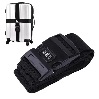 Image de Ceinture de Sécurité pour Valise - Sangle Renforcée avec Verrouillage