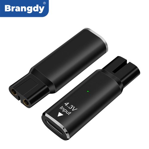 Zdjęcie Adapter do golarki Brangdy 4,3 V typu C Konwerter ładowania do Philips Norelco Oneblade QP2520 QP2515 QP2620 ze wskaźnikiem ładowania