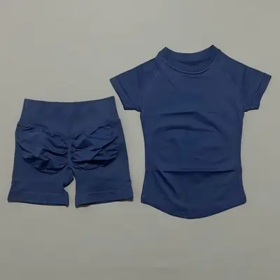 Image de Ensemble Fitness 2 Pièces Sans Couture pour Femmes