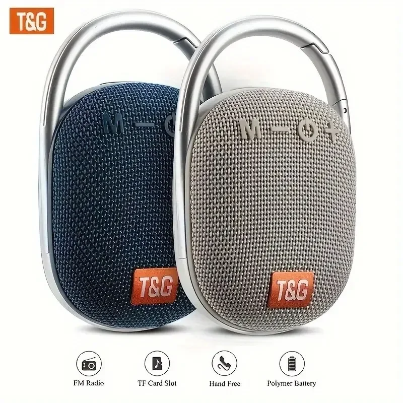 Zdjęcie Przenośny, wodoodporny głośnik Bluetooth TG321 – tekstylny,立体owy dźwięk HIFI z mocnym basem, idealny na zewnątrz i w domu
