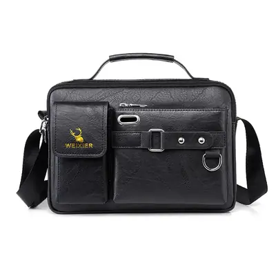 Image de Sac à Bandoulière Homme en Cuir PU - Élégant & Pratique