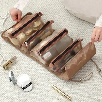 Image de Sac à Cosmétiques 4 en 1 - Pochette Séparable & Pliable