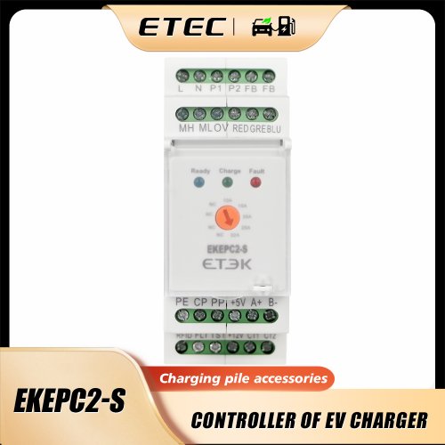 Bild von Etek EVSE Controller mit Elektronischem Protokoll (EPC) – 32A AC 240V Ladekabel und Buchse für Elektrofahrzeuge, Modell EKEPC2