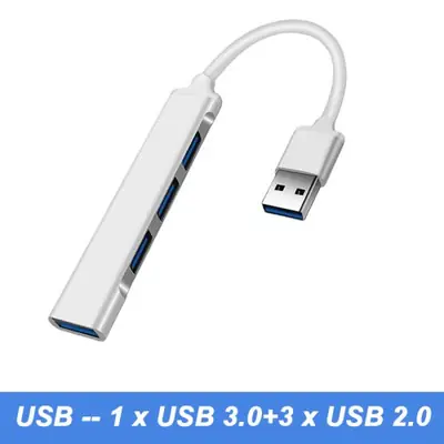 Image de Hub USB-C 4 Ports - Charge & Connectez Tout