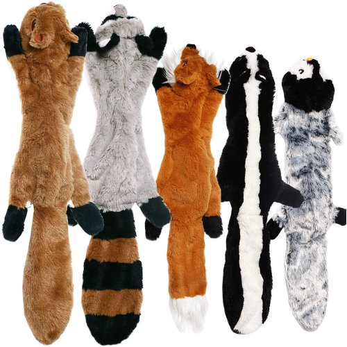 Afbeelding van Leuke en Duurzame Pluche Hondenspeelgoed met Piepers en Crinkle Geluid – Ideaal voor Speelse Honden van Alle Rassen