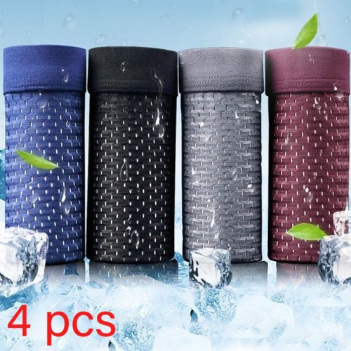 Afbeelding van Stijlvolle Bamboe Boxer Briefs voor Heren - 4-Pack