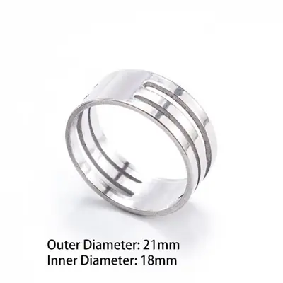 Image de Anneaux de Saut Acier Inoxydable - 17/18/19mm