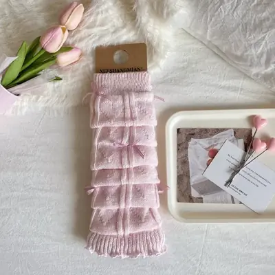 Image de Jambières Lolita Kawaii avec Nœud Mignon