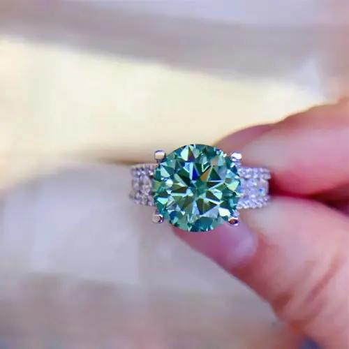 Image de Bague de Mariage Moissanite 2 Carats - Argent Sterling 925