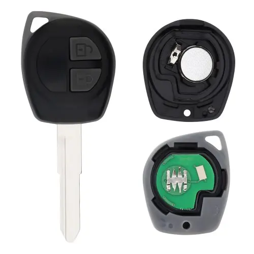 Image de Coque Clé Voiture 2 Boutons - Compatible Suzuki Swift, Ignis, SX4, Alto