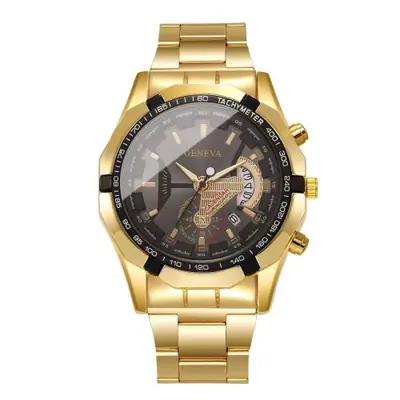 Image de Montre Homme Luxe Quartz - Grand Cadran & Calendrier
