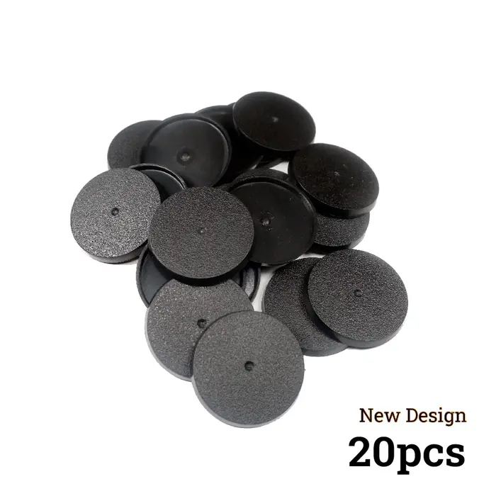 Image de Miniatures de Jeu de Guerre 40mm - Bases Rondes en Plastique