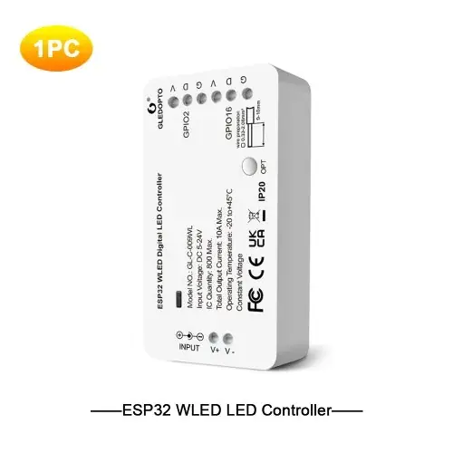 Image de Contrôleur LED ESP32 WLED - Éclairage Dynamique & Personnalisable
