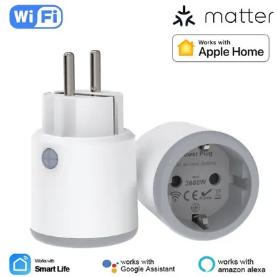 Image de Prise Intelligente WiFi 16A - Contrôle à Distance & Économie d'Énergie