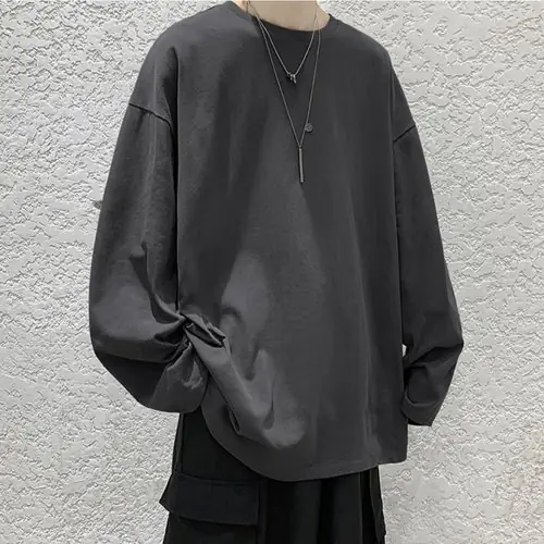 Image de T-Shirt Oversize en Coton - Unisexe, Manches Longues