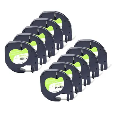 Image de Ruban d'étiquettes multicolore compatible Dymo Letratag