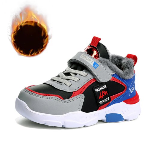 Immagine di Scarpe casual invernali per bambini Scarpe da ginnastica in cotone caldo per bambini Ragazzi Scarpe ...