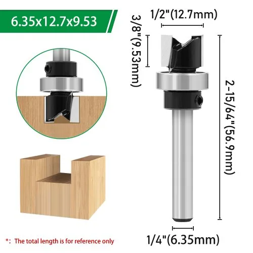 6.35x12.7x9.53mm