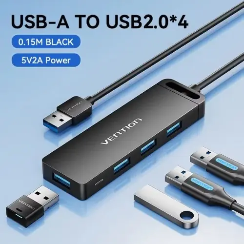 Image de Hub USB 3.0 4 Ports Haute Vitesse