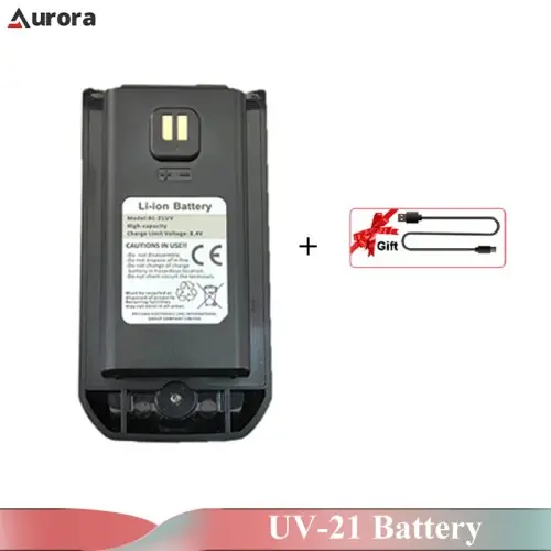 Image de Batterie Haute Capacité pour Baofeng UV-21 Pro V2