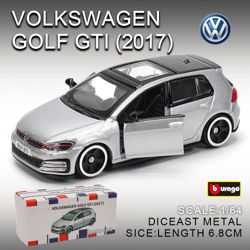 Afbeelding van Bburago 1:64 GOLF GT 2017 2020 mustang shelby gt500 Auto Model Collectie Kinderen Kerstcadeau Speelgoed voor Jongens Ferrari Benz Volkswagen