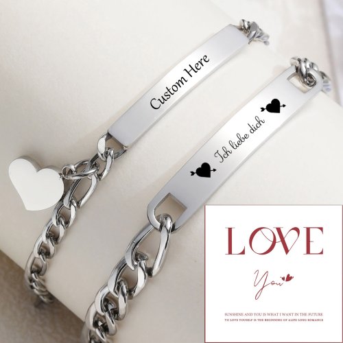 Imagen de Pulseras de Amor Personalizadas para San Valentín