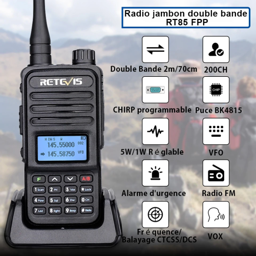 Bild von RETEVIS RT85 – Hochleistungs-Walkie-Talkie für Langstrecken-Kommunikation