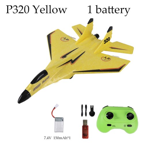 Imagen de Parkten 2,4G 2CH planeador RC Ariplane P320 ala fija Fighter Aircra mano lanzamiento espuma juguetes al aire libre para niños regalo de cumpleaños