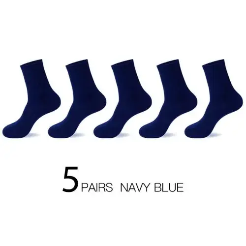 Image de Chaussettes Hommes Coton Haute Qualité - Noir & Blanc