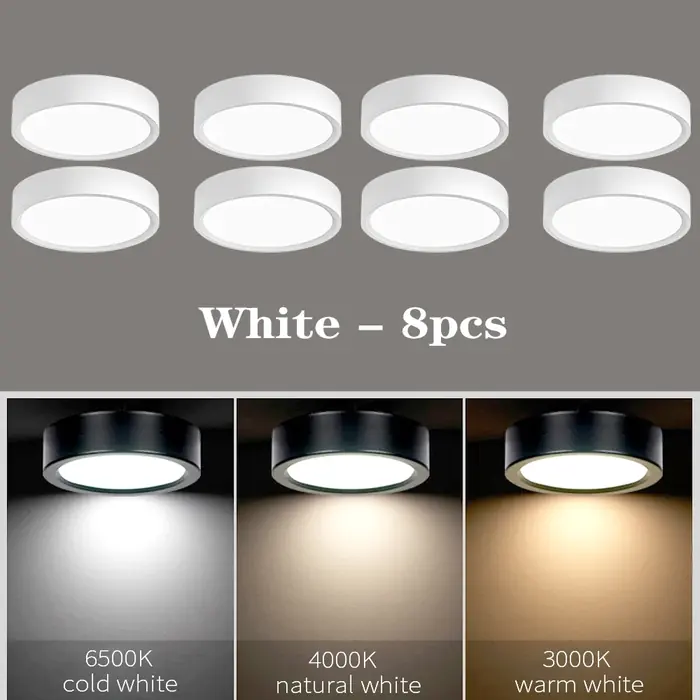 Blanc- 8pcs