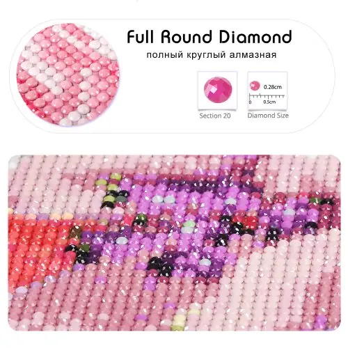 Image de Peinture diamant DIY - Mosaïque strass personnalisée