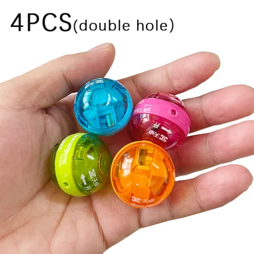 4pcs doppio foro
