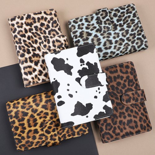 Immagine di Raccoglitore A6 Stampa Leopardata – Organizzazione Elegante e Pratica