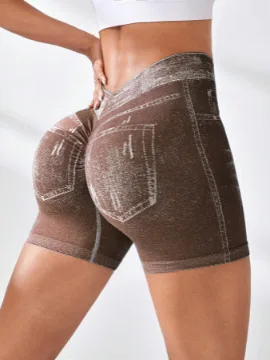 Marrón pantalones cortos