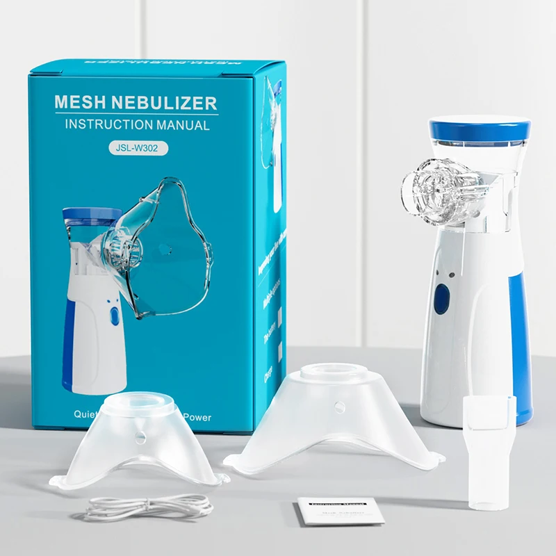 Afbeelding van Natuurlijke Draagbare Ultrasone Vernevelaar – Stille Medische Inhalator voor Astma en Ademhalingsproblemen bij Volwassenen en Kinderen