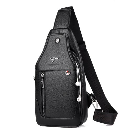 Immagine di Borsa a Tracolla Uomo in Pelle Vintage - Stile Elegante e Funzionale