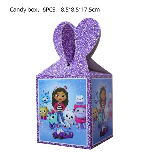 6pcs bonbon boîte