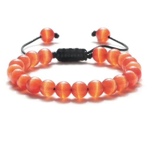 Oeil de chat orange