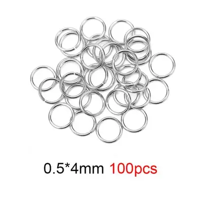 Image de Anneaux de Saut en Acier Inoxydable - 50 à 100 Pièces