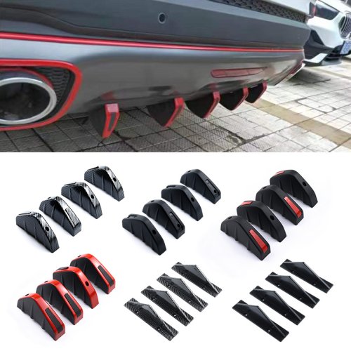 Afbeelding van Universele Achterbumper Diffuser met Spoiler - ABS Anti-Collision