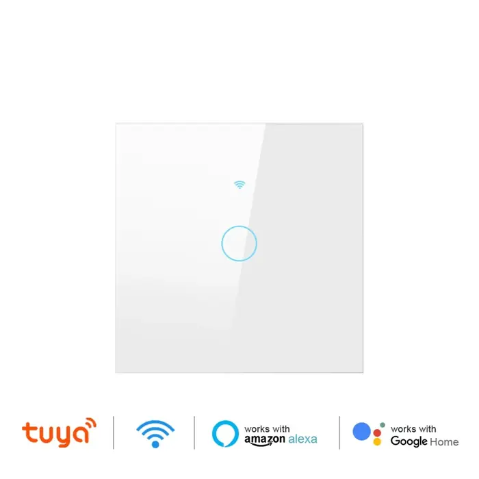 Image de Interrupteur Intelligent WiFi Tactile avec Commande Vocale