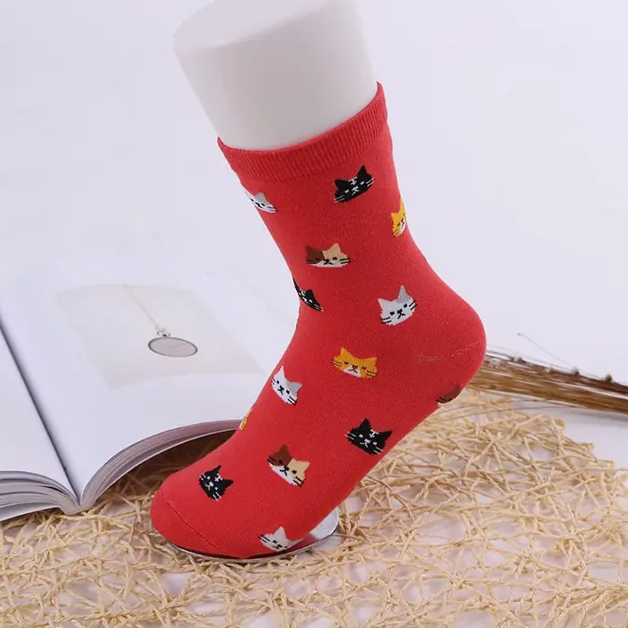 Image de Chaussettes Kawaii Chat Harajuku - Style Japonais Mignon
