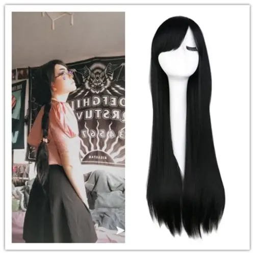 Image de Perruque Cosplay Synthétique Longue & Lisse - 12 Couleurs