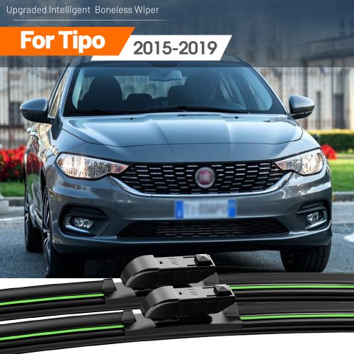 Immagine di 2 pz per Fiat Tipo 2015-2019 spazzole tergicristallo anteriore 2016 2017 2018 accessori finestra parabrezza