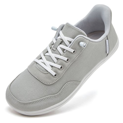 Imagen de HOBIBEAR Zapatos descalzos unisex para hombres y mujeres, zapatillas sin cordones ajustables con pun...