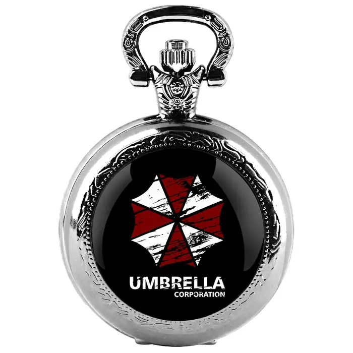 Image de Montre de Poche Vintage Resident Evil - Collier Pendentif