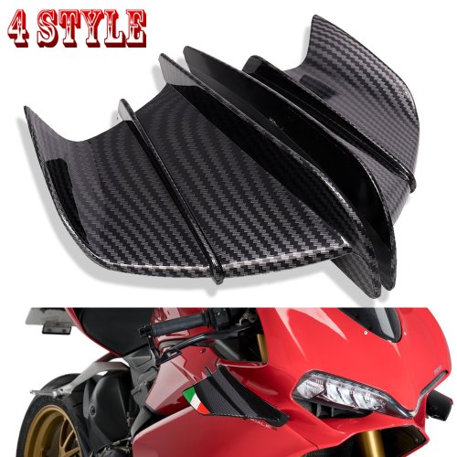 Zdjęcie Dla Suzuki Gsxr 600/750/1000 Vstrom 650 Burgman 400/650 Gsx S750/S1000 akcesoria motocyklowe Winglet aerodynamiczny zestaw skrzydełkowy