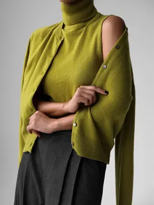 Image de Ensemble Automne Femme Col Roulé + Cardigan Tricoté
