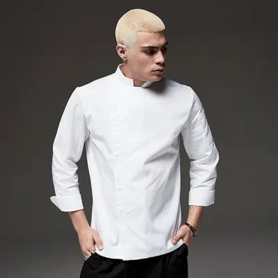 Image de Veste de Chef Professionnelle - Uniforme Cuisine Unisexe